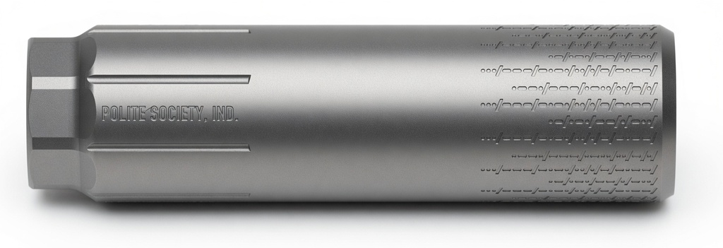 Polite Society Verdict 7.62 HD Suppressor, Inconel 718, HUB, .30 Cal