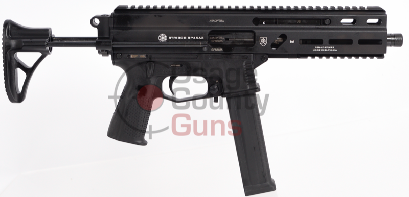 Grand Power Stribog SP45A3 .45 ACP 8" SBR PDW — 197892003520