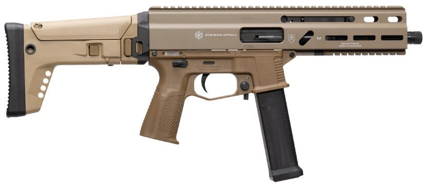 Grand Power Stribog SP10A3 10mm 8" SBR Enhanced FDE — 197892031158