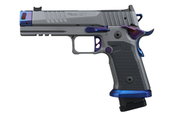 [211F-9-GTO-BLUE] SIG Sauer P211 Nightshift 9mm 4.4" Optic Ready Pistol, Platinum Cerakote, MACH3D Comp, (3) Mags - 211F-9-GTO-BLUE
