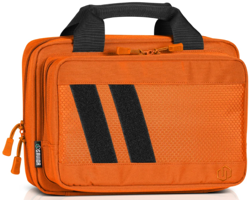 Savior Hunter Orange Specialist Double Pistol Bag