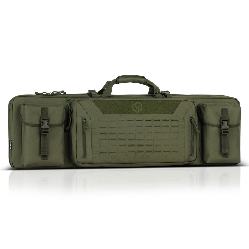 Savior Urban Warfare OD Green 46" Double Rifle Bag — RB-4612DG-VER2-OG