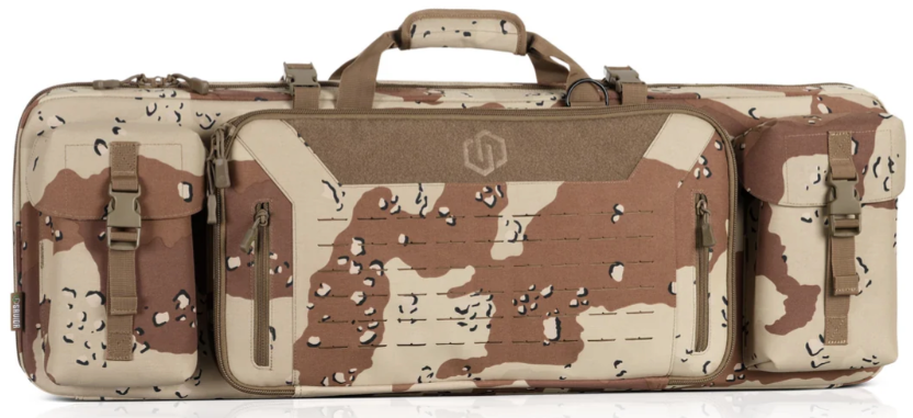 Savior Chocolate Chip Urban Warfare 1000D Camo Double Rifle Bag, 42" Long