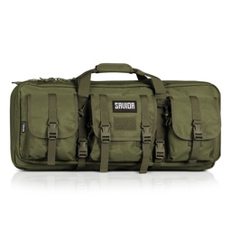 [RB-2812DG-V1-OG] Savior American Classic Shorty OD Green 28" Double Rifle Bag — RB-2812DG-V1-OG