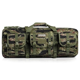 [RB-2812DG-V1-TIGR] Savior American Classic Shorty Tiger Stripe 28" 1000D Double Rifle Bag — RB-2812DG-V1-TIGR