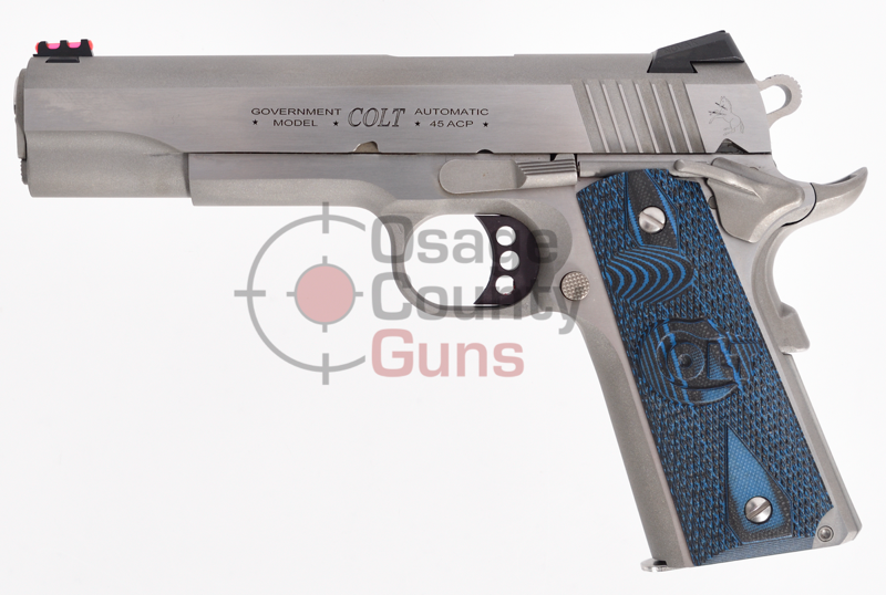 Colt Government Competition 5" NM .45 Series 70 Stainless — O1070CCS-E