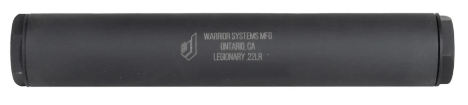 Warrior Systems Legionary Rimfire 22 Cal Suppressor