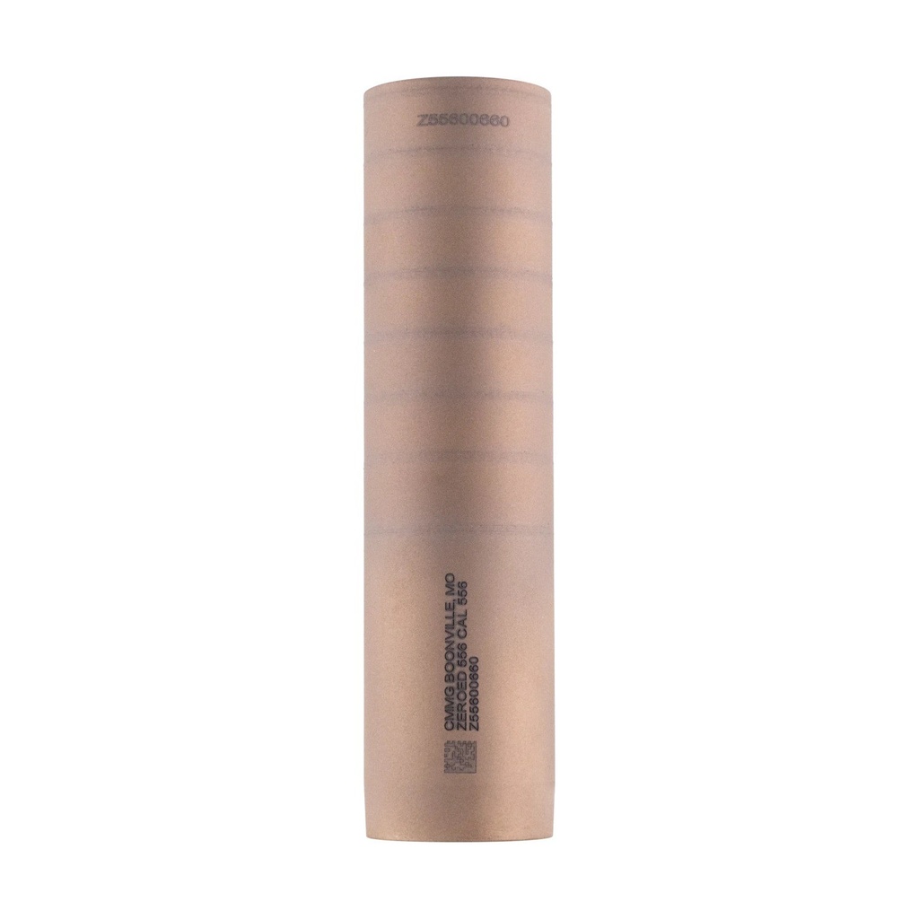 CMMG ZEROED 556 Suppressor, Raw Stainless — 11DB062