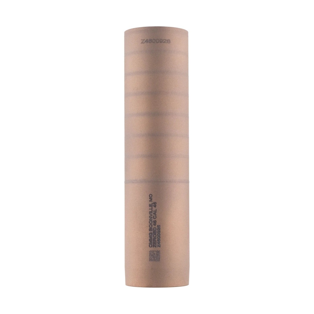 CMMG ZEROED 46 Suppressor, Raw Stainless — 11DB064