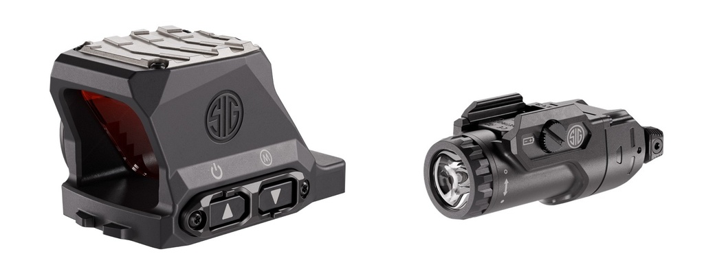 SIG Sauer XRAY5 Red Dot (Compact Footprint) & FOXTROT2R LightFight Weapon Light Combo Kit - SOXF54320