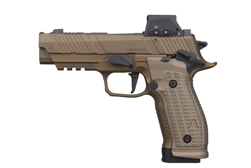SIG Sauer P226X Agency 9mm 3.8" Compensated Pistol with ROMEO-X SIG-LOC PRO, Bronze, (3) 20rd Mags - 226X-9-AGENCY-RXSL