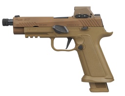 [M17-9-SOF] SIG Sauer M17 SOF 9mm 5.5" Threaded Pistol with ROMEO M17, Coyote, Brouwer Grip, (1) 17rd (2) 21rd Mags - M17-9-SOF