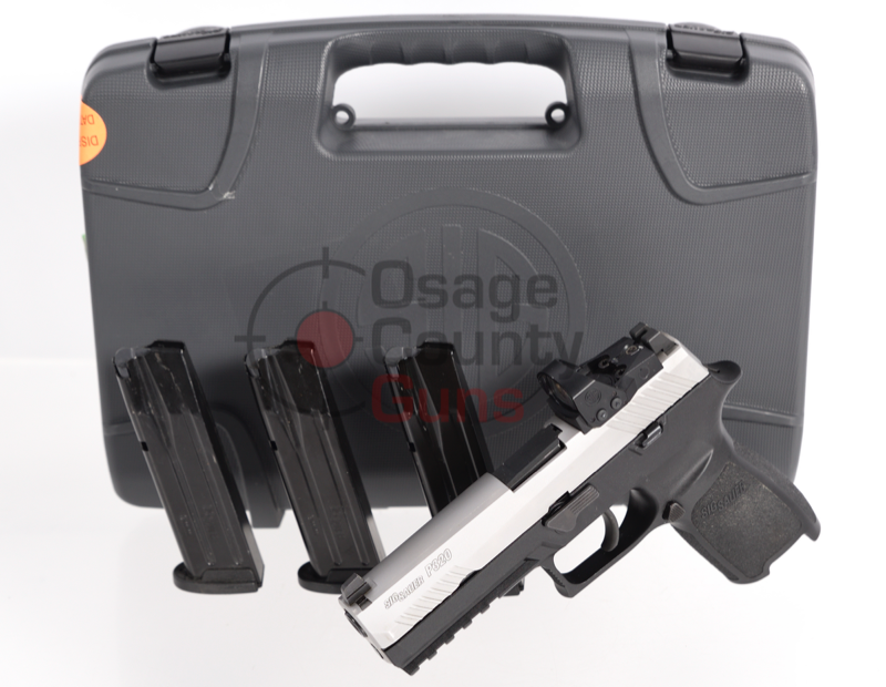 Sig Sauer P320 Fullsize 2-Tone, 9mm, 4.7", 17rd, Romeo1 PRO - USED