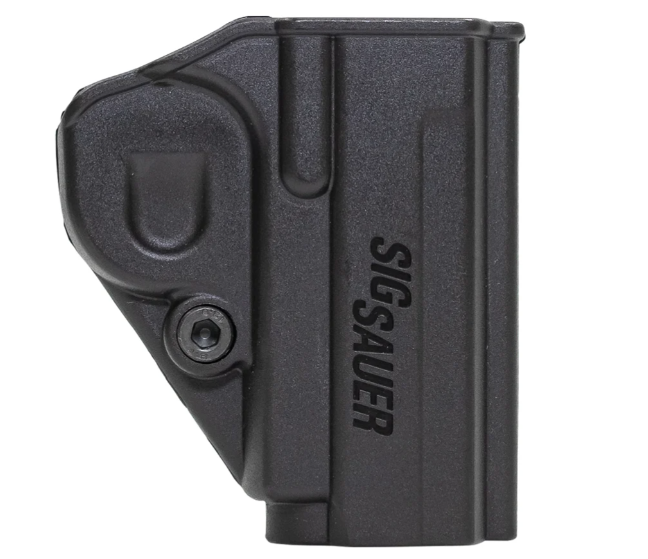Sig Concealment Holster, P238, Black Polymer, Clip Attachment