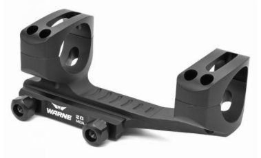 Warne 20MOA, Extended Skeletonized 1 inch MSR Mount, Black