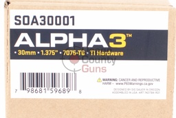 [SOA30001] Sig Sauer Alpha3 30mm Scope Mount - 1.375"