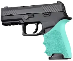 [Hogue-17614] Hogue Grips, HandAll BGS Sig Sauer P320 Comp Aqu