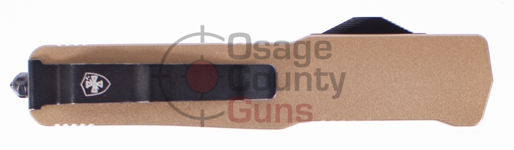 Templar Knife OTF Anodized Bronze - Aluminum - Slim - Tanto