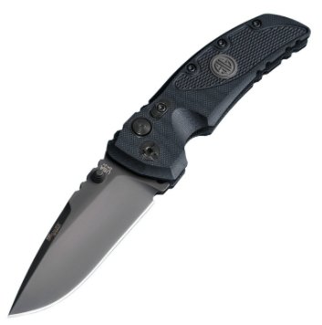 Hogue SIG EX-A01 Tac Automatic Folder 3.5"- Grey Finish - Black G10