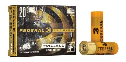 Vista Premium 20ga 2-3/4" MAX. 3/4OZ TRUBALL HP, 5rd Box