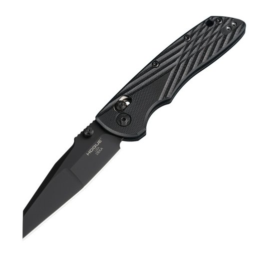 Hogue Deka ABLE Lock Folder, 3.25" Wharncliffe Blade, Black
