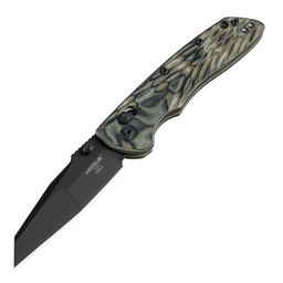 [Hogue-24268] Hogue Deka Manual Folder, 3.25" Wharncliffe, Black / G-Mascus Green