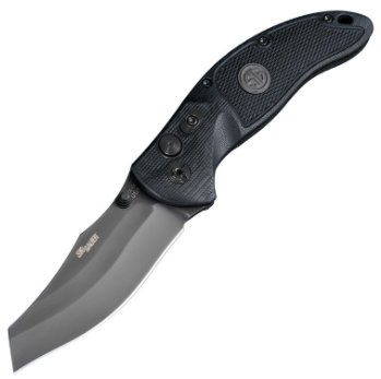 Hogue Knife, EX04 Sig Tac 3.5 WCB Gry G10 Sld Blk