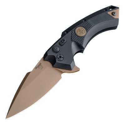 Hogue Knife, X5 Sig ES Fld 3.5 SPB FDE Al Blk