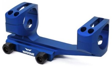 Warne Gen 2, Extended Skeletonized 30mm MSR Mount, Blue