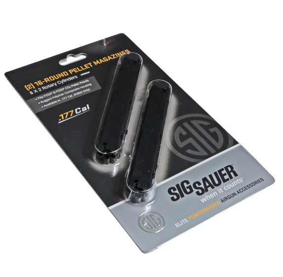 SIG MAGAZINE, AIRGUN, P226/P250, 16RD, 2 PACK