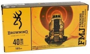 Browning 40 S&W 165 gr FMJ  Training and Practice  Ammo - 50rd