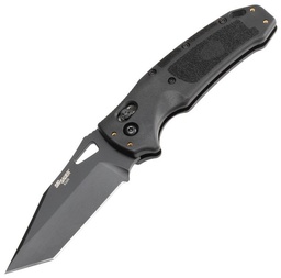 [Hogue-36360] Hogue Sig K320 Nitron Black Manual Folder - Stainless Steel - 3.5" Blade - Tanto