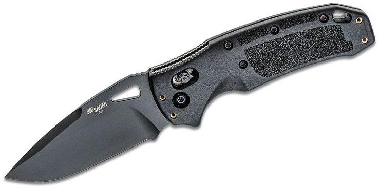 Sig Sauer Hogue K320 Nitron ABLE Lock Folder Black - 3.5" - Drop Point