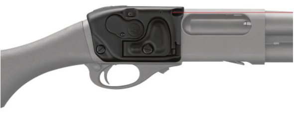 Crimson Trace Lasersaddle, fits most Remington 870 and Remington Tac-14 12-gauge. Does not fit Tac-13 Semi-Auto