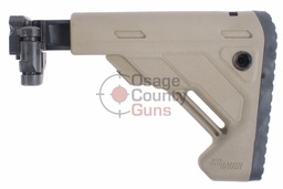 [STOCK-X-FOLD-TELE-FDE] Sig Sauer MPX / MCX Telescoping & Folding Stock - FDE