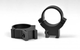 [722M] Warne 1 inch, Rimfire High Matte Rings
