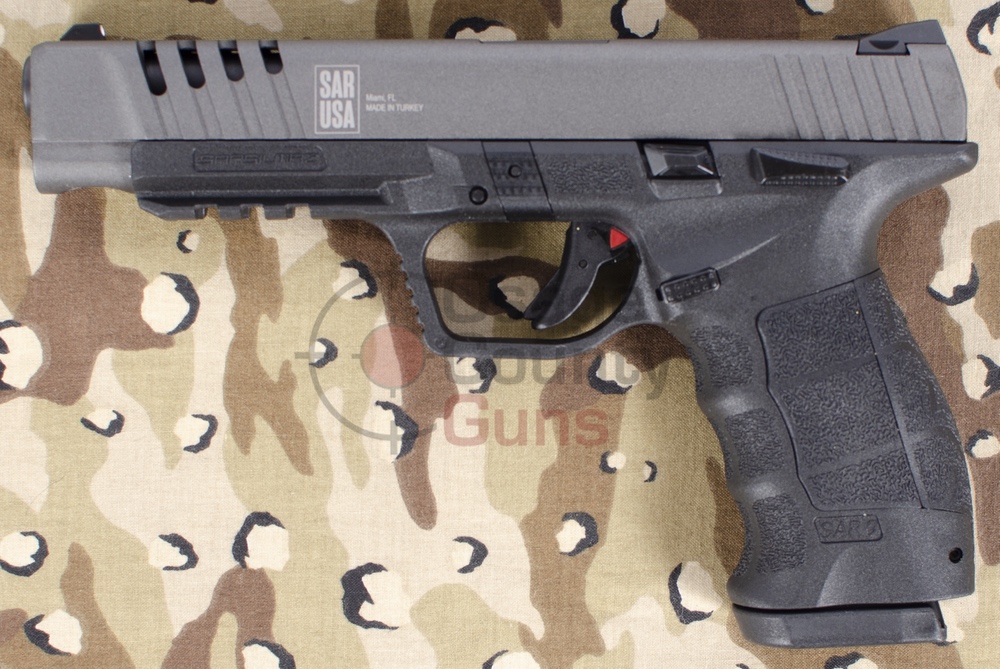 SAR USA SAR9 Sport Platinum, 9mm, 5.2" BBL, 2x17rd