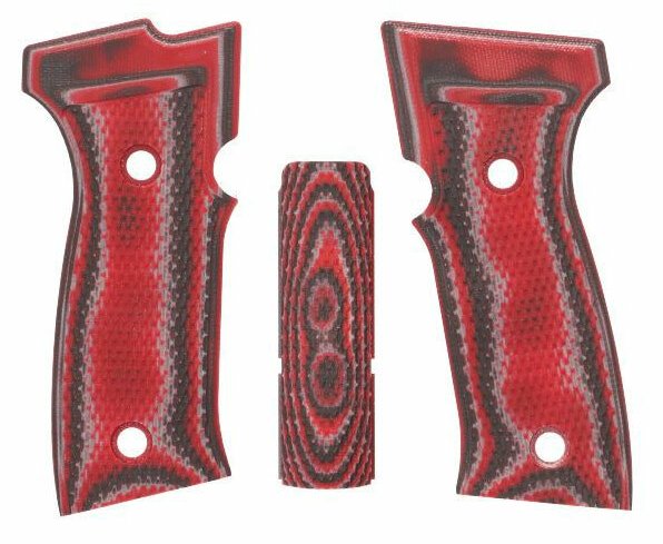Sig Sauer P320 AXG Grips - G10 - Red Lava