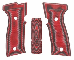 [8900582] Sig Sauer P320 AXG Grips - G10 - Red Lava