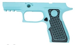 [MOD-SIG-XCO-REB] Grayguns Laser Sculpted Cerakoted P320 xSeries Compact Grip Module- Robin's Egg Blue