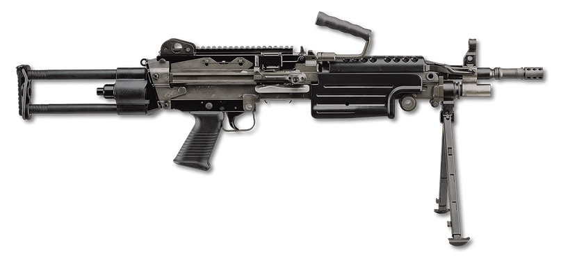 FN M249S Para Black, 5.56mm, 16.1" BBL, 200rd/30rd