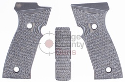[Hogue-48127] Hogue Sig Sauer P320 AXG Extreme Series Grip - Piranha G10 - Black / Grey