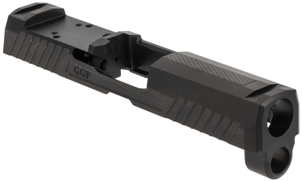 Grey Ghost Precision P320 Compact OR 9mm V2 Stripped Slide - Black