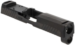 [GGP-320C-BLK-2] Grey Ghost Precision P320 Compact OR 9mm V2 Stripped Slide - Black