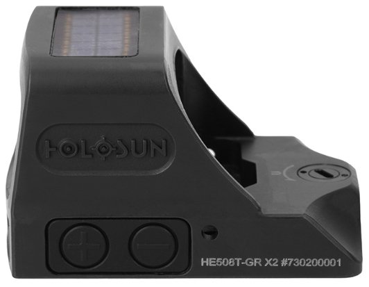 Holosun HE508T-GR X2 Green Multi-Reticle Titanium Reflex Sight