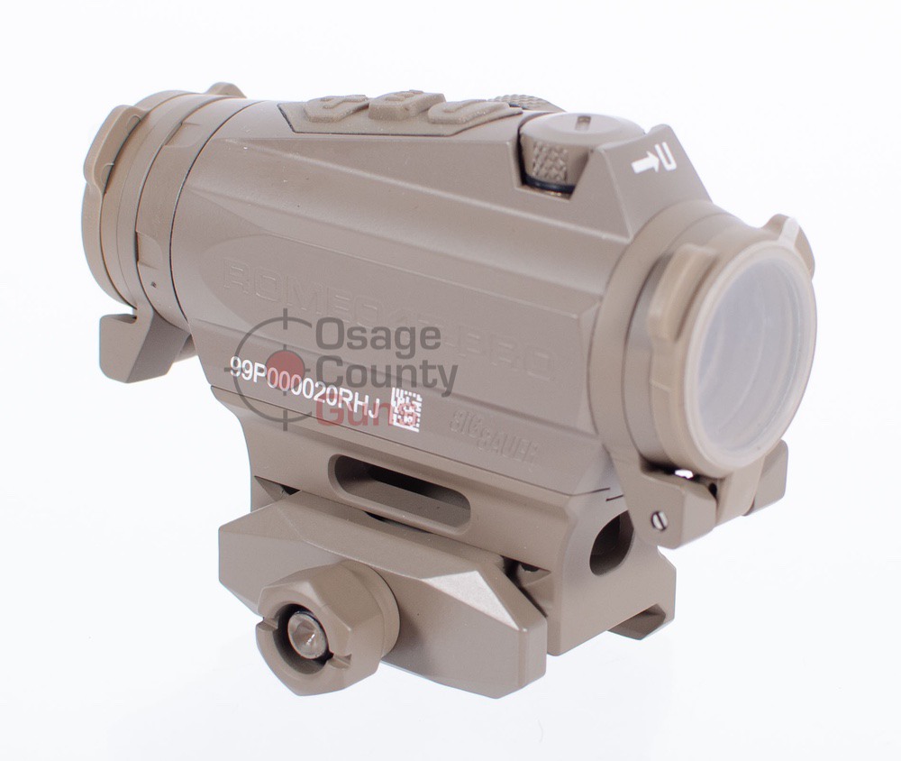 Sig Sauer ROMEO4T-PRO FDE, 2MOA, 1x20mm MIL-SPEC Red Dot Sight