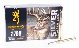 [B192602701] Browning Silver Series, .270 Win, 150 Gr, SP, 20rd