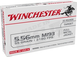 [WM193K] Winchester M193 Full Metal Jacket - 55gr - 5.56 NATO - 20rds