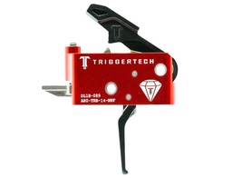 [AR0-TRB-14-NNF] TriggerTech Diamond AR15 Trigger, Short Two Stage, Straight Flat