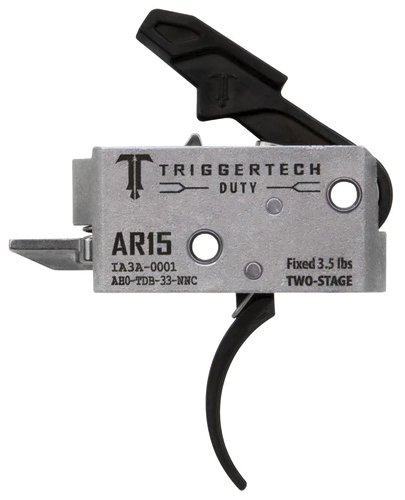 TriggerTech AR Duty Trigger, Two Stage, Traditional Curved